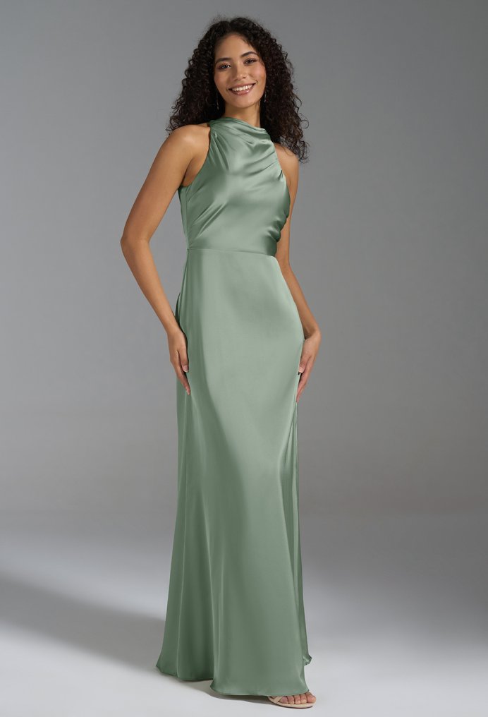 AW Xanthe Oil Green  Wedding Guest Dresses